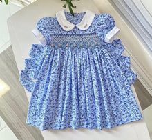 Load image into Gallery viewer, Alivia Smock Silk Cotton Smock Dress