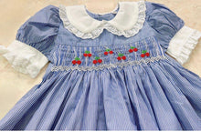 Load image into Gallery viewer, Alani Cherry Smock Dress