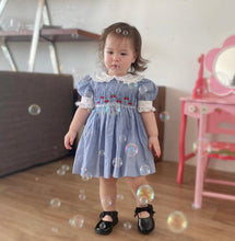 Load image into Gallery viewer, Alani Cherry Smock Dress