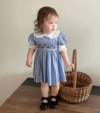 Load image into Gallery viewer, Alani Cherry Smock Dress