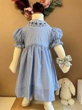 Load image into Gallery viewer, Kacey Blue (Children Smock Dress)
