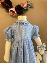 Load image into Gallery viewer, Kacey Blue (Children Smock Dress)