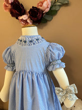 Load image into Gallery viewer, Kacey Blue (Children Smock Dress)