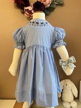 Load image into Gallery viewer, Kacey Blue (Children Smock Dress)