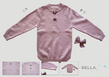 Load image into Gallery viewer, Miss Cutey Sweater - Dry Violet | Childrens Jumper

