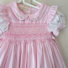 Load image into Gallery viewer, Vivian pastel pink Smocked dress