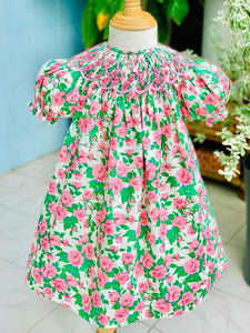 Anoki smocked dress