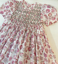 Load image into Gallery viewer, Rosie heart smocked dress
