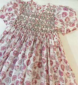 Rosie heart smocked dress