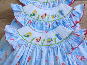 Leila  (Children smock Dress)