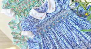 Alivia Smock Silk Cotton Smock Dress
