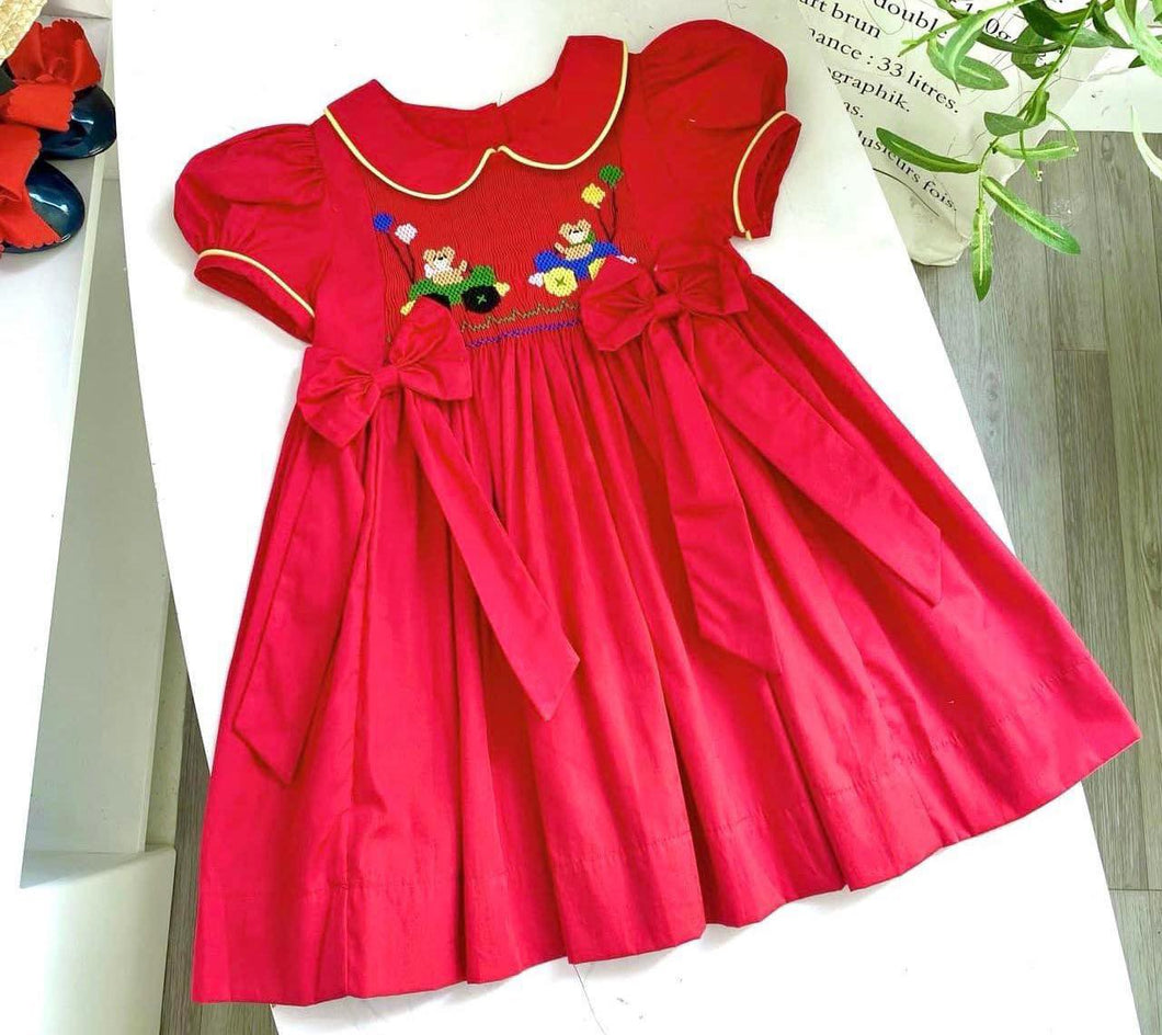 Aaliyah    preorder (Children smock Dress)