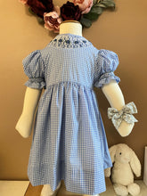Load image into Gallery viewer, Kacey Blue (Children Smock Dress)

