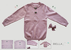 Miss Cutey Sweater - Dry Violet | Childrens Jumper