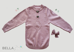 Miss Cutey Sweater - Dry Violet | Childrens Jumper