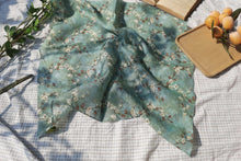 Load image into Gallery viewer, Scarf - Silk Linen Sage
