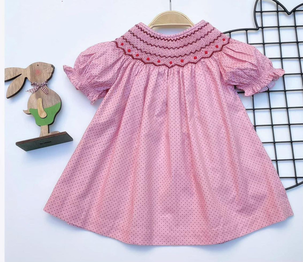 Baby frock smocking designs sale