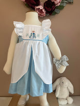 Load image into Gallery viewer, Elsa smocked dress (Children smock Dress)
