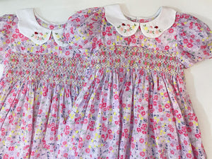 Adina smocked dress