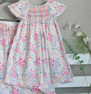 Siena mother smocked dress