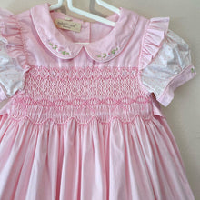 Load image into Gallery viewer, Vivian pastel pink Smocked dress
