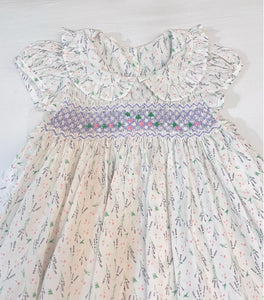 Lavender (Children smock Dress)