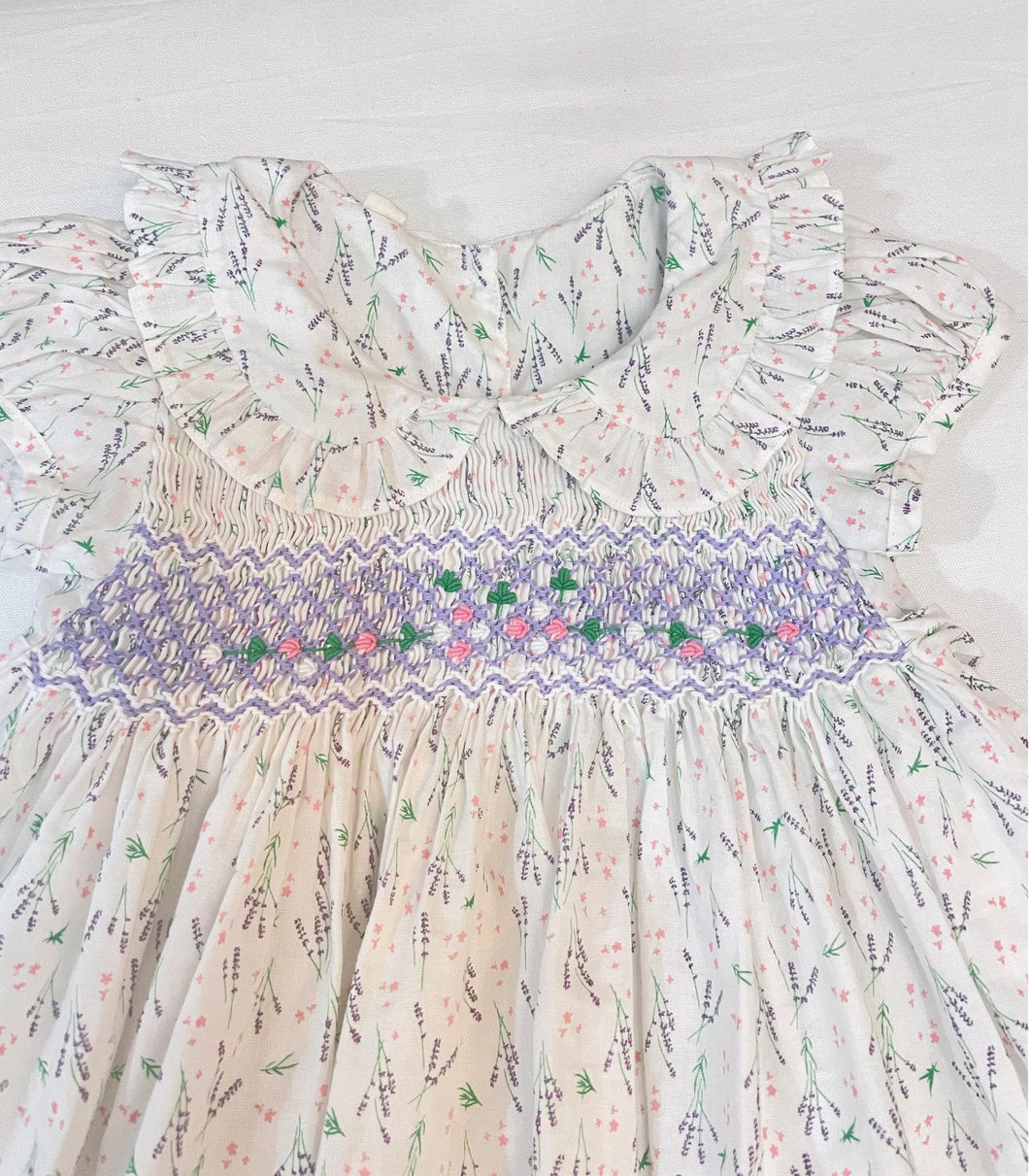 Lavender (Children smock Dress)